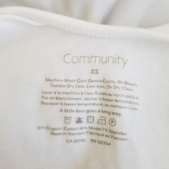 Aritizia white Intent bodysuit XS - Picture 3 of 4